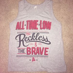 all time low tank top gray